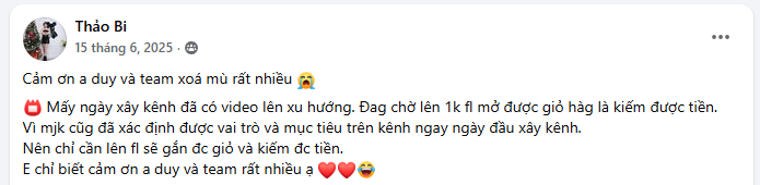 Comment học viên 7